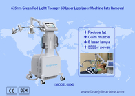 Giảm béo bằng Laser 6D ở mức độ thấp Giảm 532nm Xanh 635nm Trị liệu bằng ánh sáng đỏ Thiết bị trị liệu bằng Laser lạnh