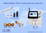 Xóa hình xăm Nd Yag Tẩy lông bằng Laser Diode 808nm và Laser Pico 2 trong 1