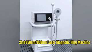 Hai chế độ Sửa chữa xương Giảm đau 650nm 808nm Máy vòng từ laser công suất thấp