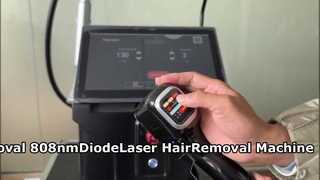 Pico Laser Nd Yag Carbon Peeling Xóa hình xăm Máy tẩy lông Diode Laser 808nm
