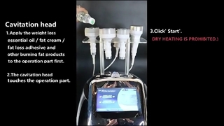 Máy giảm béo toàn thân Cavitation 6 trong 1 750HZ 120w