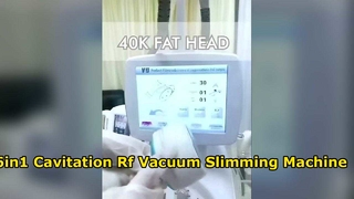 Máy giảm béo cơ thể con lăn 360 không xâm lấn RF chân không 40K Cavitation Velashaping