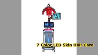 7 Color LED Light Therapy for Skin Rejuvenation and Hair
