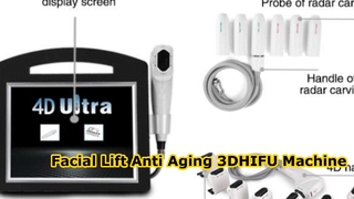 Máy nâng cơ mặt chống lão hóa 3D HIFU Máy siêu âm giảm béo toàn thân