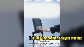 Máy phân tích thành phần cơ thể đo cân mỡ điện cực 8 điểm tiếp xúc