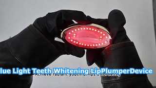 Mini LED Photon Trị liệu Ánh sáng xanh đỏ Làm trắng răng Chống nếp nhăn Môi Thiết bị làm đầy đặn môi