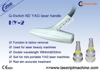 Nd Yag Laser Handle Hy 2 để loại bỏ Tattll với bước sóng kép