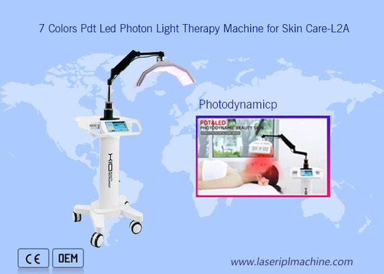 7 màu Pdt Led Photon Therapy Face Lifting Máy làm đẹp cho chăm sóc da.