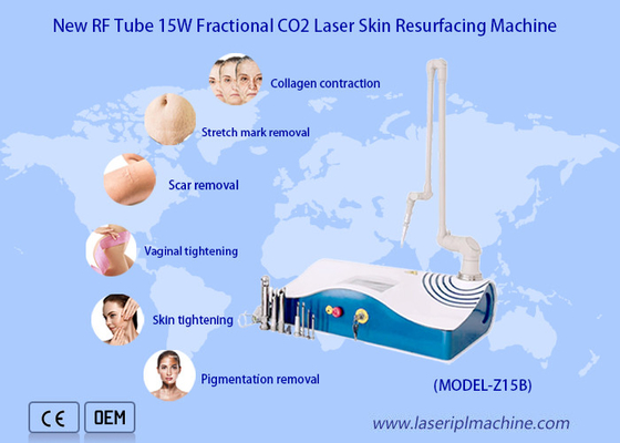 Máy Laser CO2 Fractional được Ce phê duyệt Máy tái tạo bề mặt da hệ thống 2 trong 1