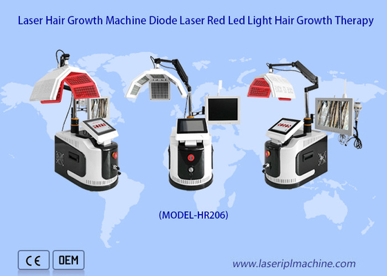 Máy phát triển tóc bằng laser diode 650 Nm Máy phân tích trị liệu tóc cấp thấp