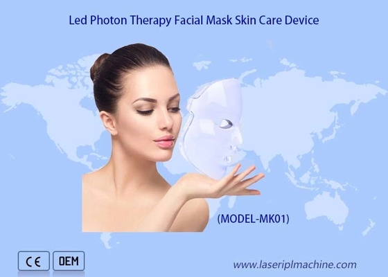 7 màu LED Light Therapy Mặt nạ làm đẹp để loại bỏ nếp nhăn chăm sóc da