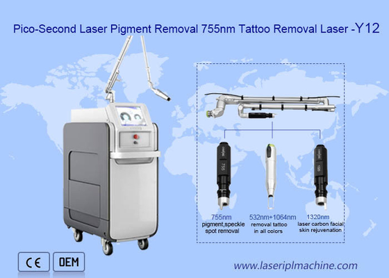 Máy xóa hình xăm bằng laser Alexandrite picosecond 755nm