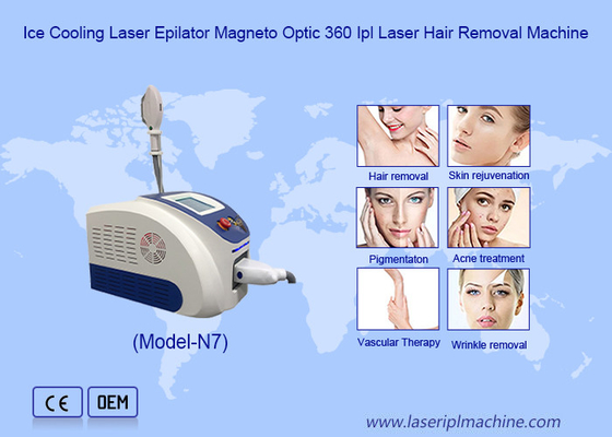OPT chức năng loại bỏ lông IPL máy để điều trị mụn trứng cá