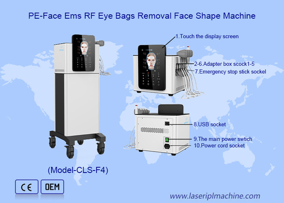 Máy EMS Microcurrent Face Lifting Cắt má Cắt da bằng mặt và cơ thể