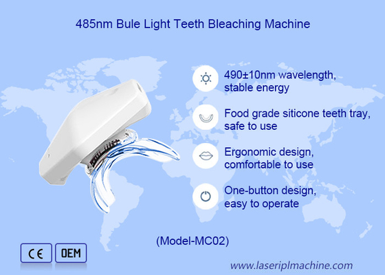 Thiết bị làm đẹp gia đình với chức năng làm trắng răng đen và ánh sáng xanh lạnh 465nm-485nm