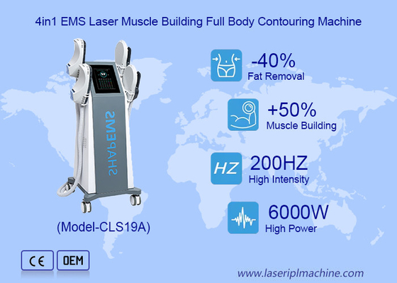 Xây dựng cơ bắp Hi Emt Machine Chức năng điện từ xung cường độ cao