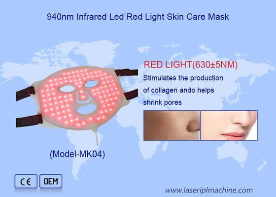 Trang chủ Ánh sáng LED Đỏ Mặt nạ làm đẹp tăng sự trao đổi chất với ánh sáng hồng ngoại