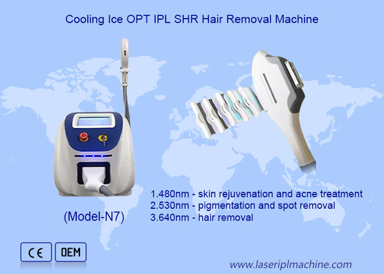 Mượt mà và không có lông với IPL Sapphire làm mát băng Máy loại bỏ lông