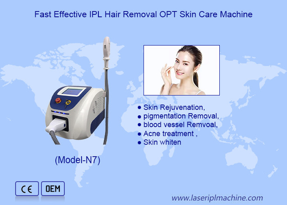 Tái trẻ hóa da Máy loại bỏ lông IPL với công nghệ không tháo