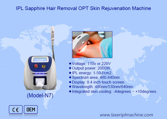 Máy tái tạo da bằng laser loại bỏ lông IPL