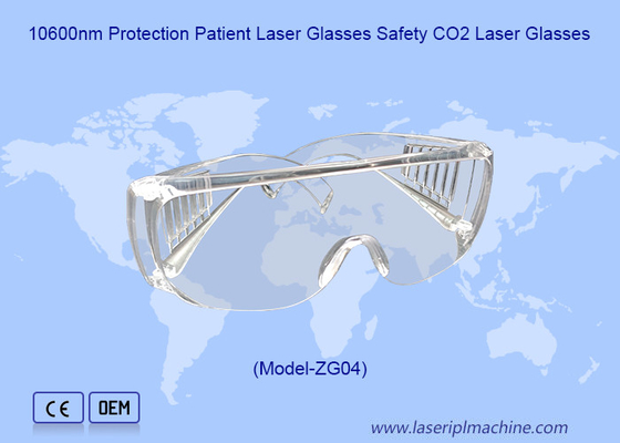 Kính bảo vệ an toàn bằng laser CO2 10600nm với độ truyền