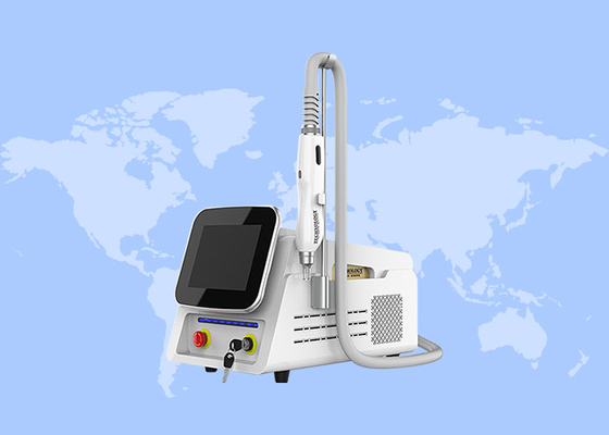 Máy laser 3 bước sóng Picosecond Nd Yag di động để loại bỏ sắc tố
