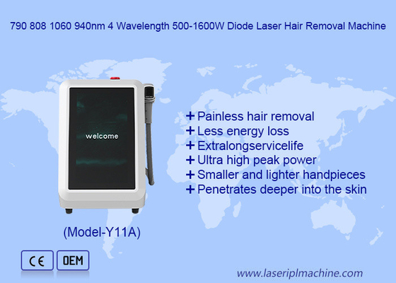 790nm 940nm 1060nm 808nm Diode Laser Hair Removal Body Depilation