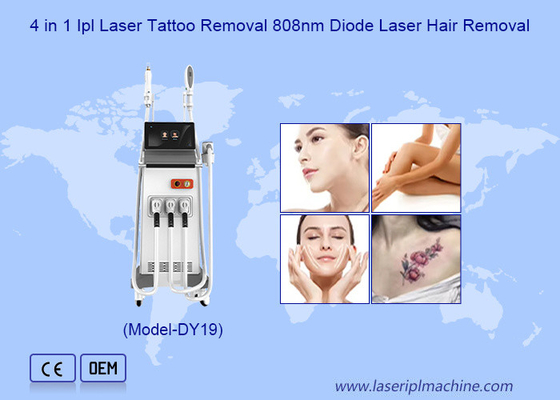 IPL Skin Care + ND Yag Laser Xóa hình xăm + Xóa lông bằng laser Diode cho Trung tâm làm đẹp
