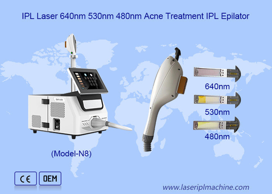 IPL Crystal hiệu quả không đau IPL Laser Hair Removal Thiết bị trẻ hóa da
