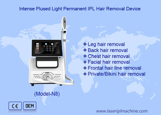 Máy IPL di động loại bỏ lỗ chân lông cho cơ thể và khuôn mặt IPL loại bỏ lông bằng laser
