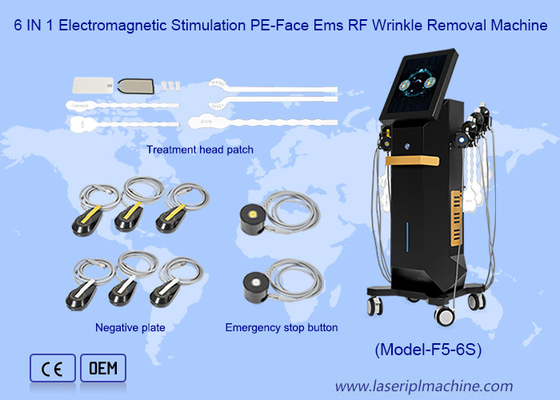 6 trong 1 Máy kích thích điện từ EMS RF Face Sculpting