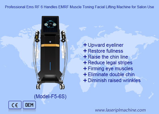 6 trong 1 Máy kích thích điện từ EMS RF Face Sculpting