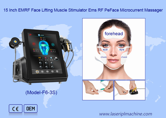 Face Sculpting 3 IN 1 Ems Máy xoa bóp lưỡi trai hai mặt điện từ