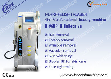 1Hz - 5HZ Vertical  3 IN 1 E-light + IPL + ND YAG hair removal machine for beauty salon