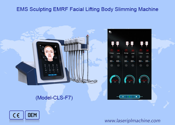 Sculpting  Electo Magenetic Body Slimmingting EMRF Face Lifting Double Chin Removal Cơ thể máy giảm cân