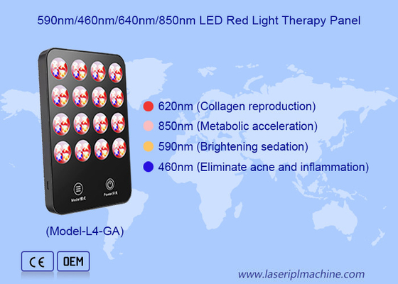 Sử dụng tại nhà Loại bỏ vòng tròn tối Phòng chống lão hóa 620nm LED Đèn đỏ Bảng điều trị