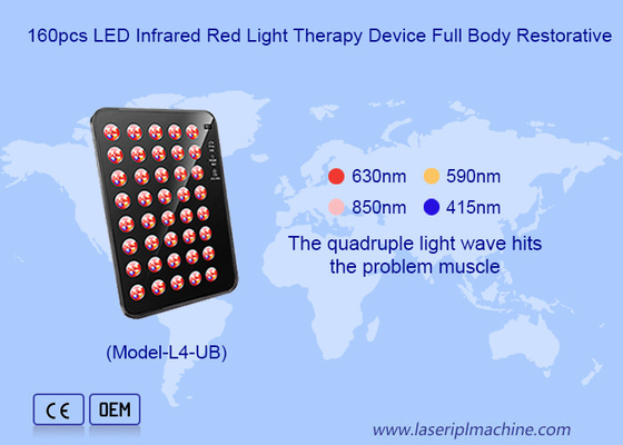 160pcs LED Mặt trẻ hóa da làm trắng LED hồng ngoại thiết bị điều trị ánh sáng đỏ