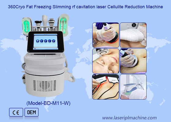 360 Cryo 40K Cavitation Body Sculpting với tay cầm cằm kép để loại bỏ cellulite