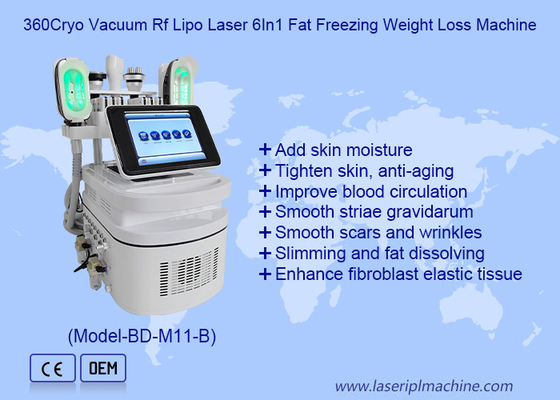 360 Cryo 40K Cavitation Body Sculpting với tay cầm cằm kép để loại bỏ cellulite