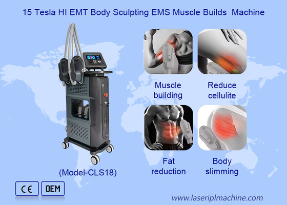 15 Tesla Hi Emt Machine Ems Động cơ cơ bắp Thuốc giảm cân giảm mỡ