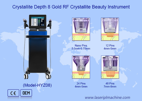 Máy loại bỏ nếp nhăn da được đúc cơ thể Morpheus8 Microneedle RF