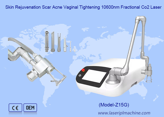 Da trẻ hóa vết sẹo mụn Vagin tightening 10600nm Fractional CO2 Laser