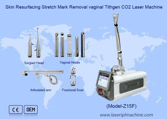 Loại bỏ vết sẹo Da tái tạo bề mặt Máy laser CO2 Máy tính đa năng
