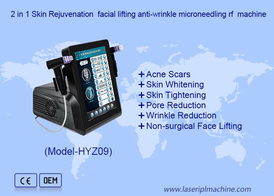 2 trong 1 Mái trẻ hóa da, nâng mặt chống nếp nhăn Máy RF Microneedling