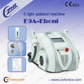 IPL RF màn hình cảm ứng loại bỏ lông thiết bị làm đẹp ELight Động tay với nút đỏ