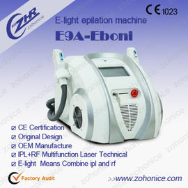 IPL RF màn hình cảm ứng loại bỏ lông thiết bị làm đẹp ELight Động tay với nút đỏ