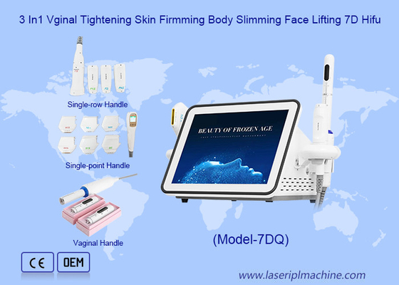3 In1 Vinial Tightening Skin Tightening Body Slimming Face Lifting 7D Hifu