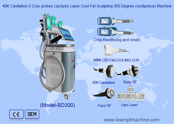 40k Cavitation RF Weight Loss Sculpting 360 Cryolipolysis Machine