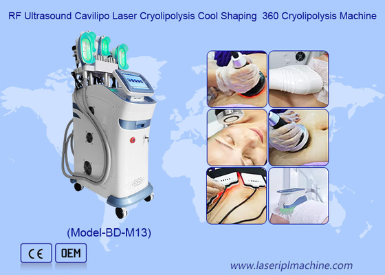 Máy giảm béo âm thanh lưỡng cực RF 40KHZ với hệ thống vận hành siêu âm