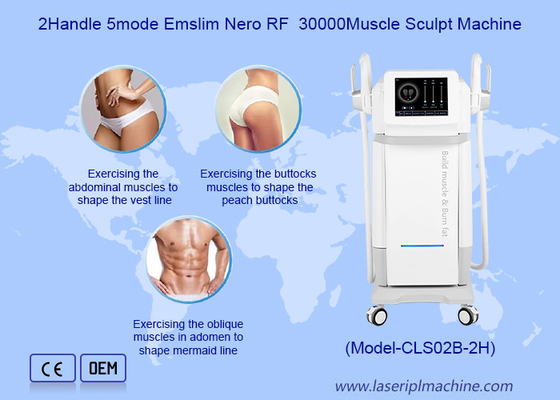 2Handle 5mode Electro Magnetic body Slim Nero RF 30000Động cơ điêu khắc Máy đốt mỡ
